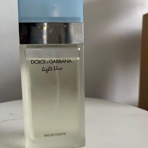 Dolce & Gabbana Light Blue Fragrance with Silver Accent